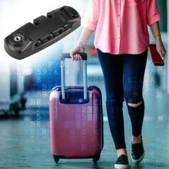 Chiffres Numéro Cadenas Combinaison Tsa Serrure Valise Bagages Sac De Voyage Code Sécurisé Serrures à Combinaison Remplacement -Optimal Serrures Magasin 99611805 4